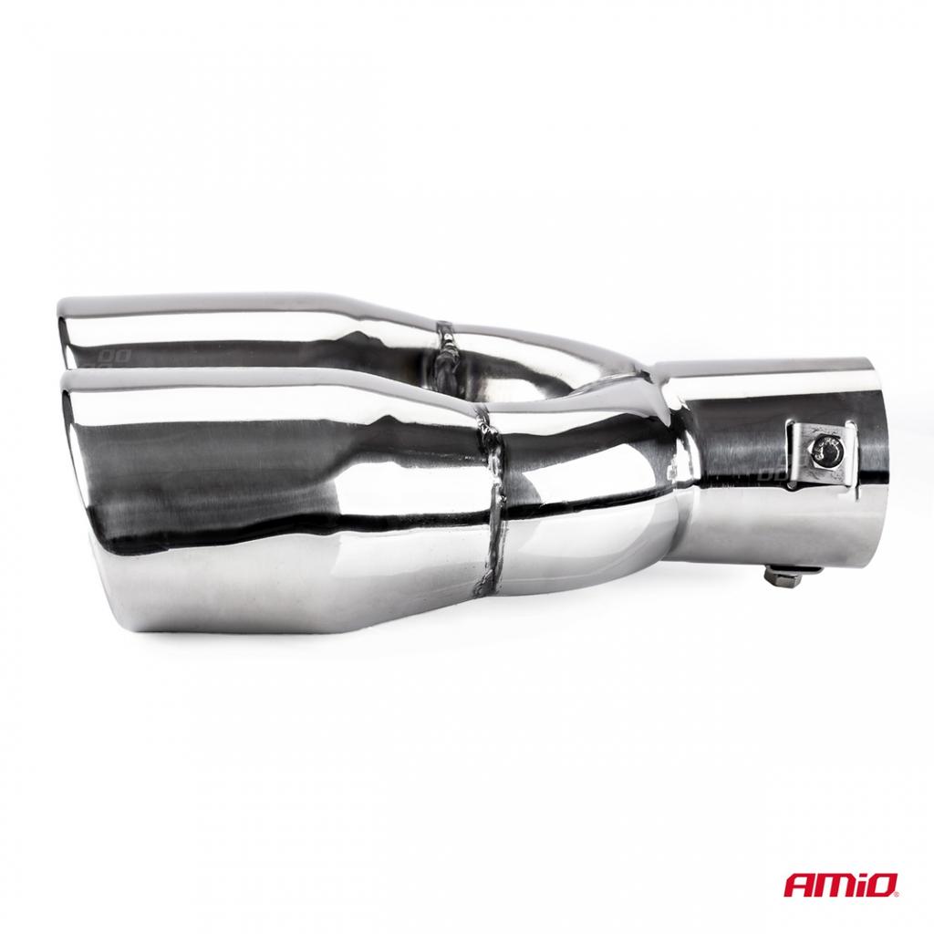 Exhaust Muffler Tip Stainless Steel Mt 010 Chrome Amio-01310