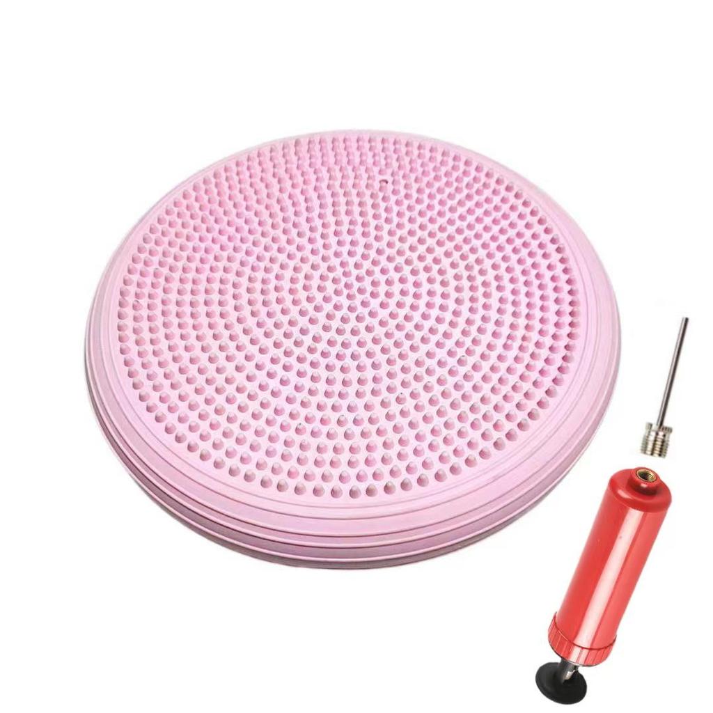 Thickened Explosion-Proof PVC Inflatable Yoga Balance Mat & Massage Cushion