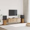 Speaker Stands 2 Pcs Old Wood Engineered Wood