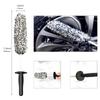 2PC Car Wheel Cleaning Brush Tool Microfiber Premium Non-Slip Soft Handle for Washing Wheel Rim Spoke Wheel Spokes Accessories