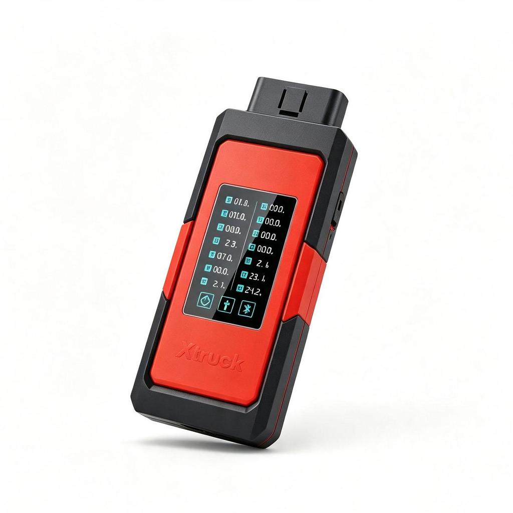 Xtruck X005 Plus heavy duty truck diagnostic scanner, read & clear ECU fault codes, forced DPF regeneration, full system diagnosis