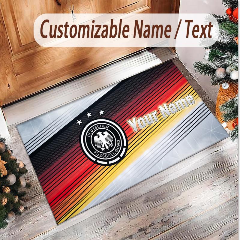 Personalized Crystal Velvet Carpet Germany national football team Pattern Non Slip Floor Rug