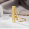 Long Column, Personalized Simple Design, High-End Sense Versatile Titanium Steel Necklace