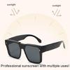 Novelty Sporty Sunglasses For Shows Stage And Daily Wear Unique Embedded Accessories Modern Outfit Photo Props