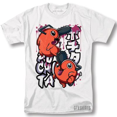 Maglietta Pochita di Chainsaw Man Anime Manga Csm Denji Power T-Shirt