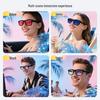 AI Smart Glasses: Translation, Meeting Recording, Photo Capture, Voice Assistant, Bluetooth Calls, Cycling Functionality
