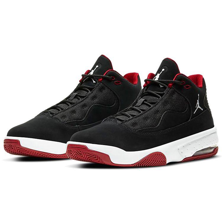 Air Jordan Max Aura 2 Černá Gym Red Unisex Tenisky Bílá CK6636-016