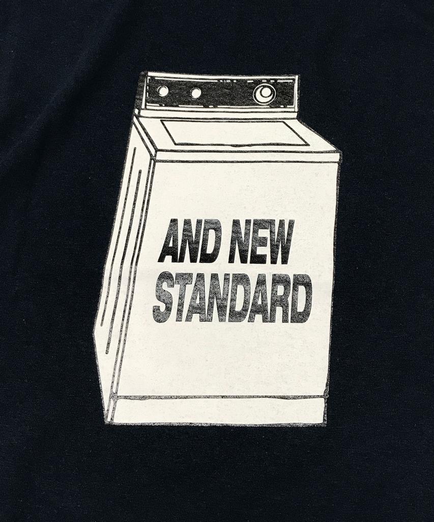 AND NEWSTANDARD Washing Machine T-Shirt (Navy)