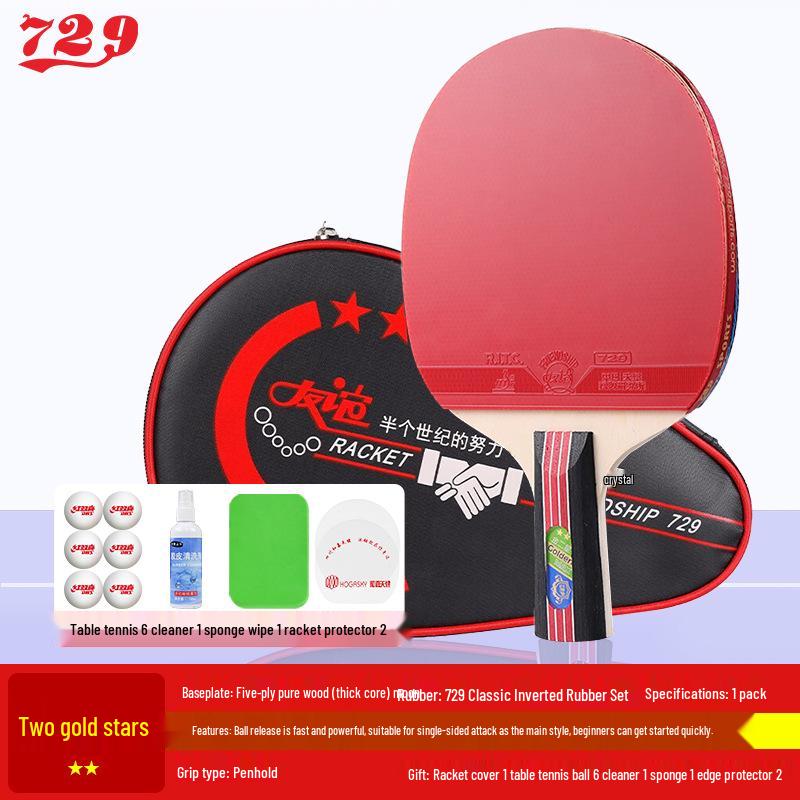 Genuine 729 Table Tennis Racket 123456789 - Beginner To Pro Level