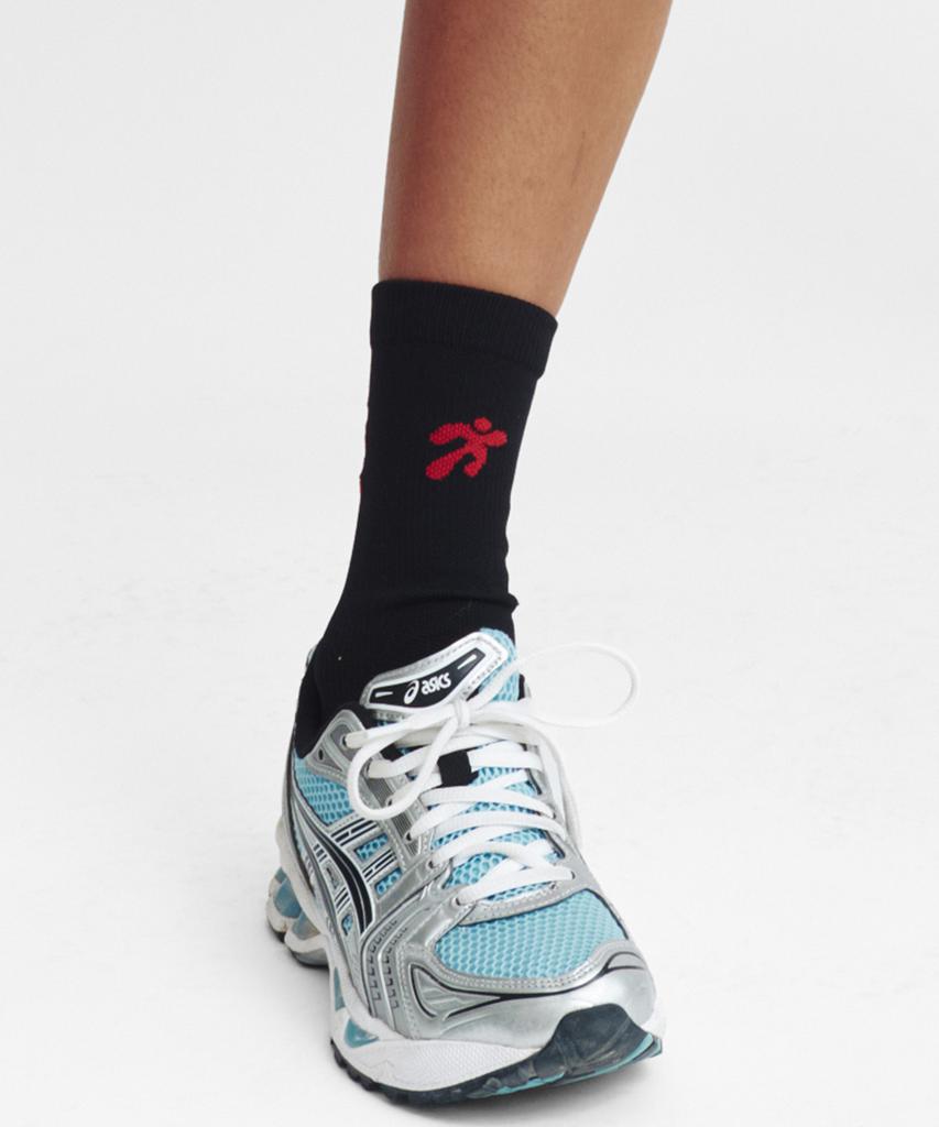 Minasu Flow Running Crew Socks_Black