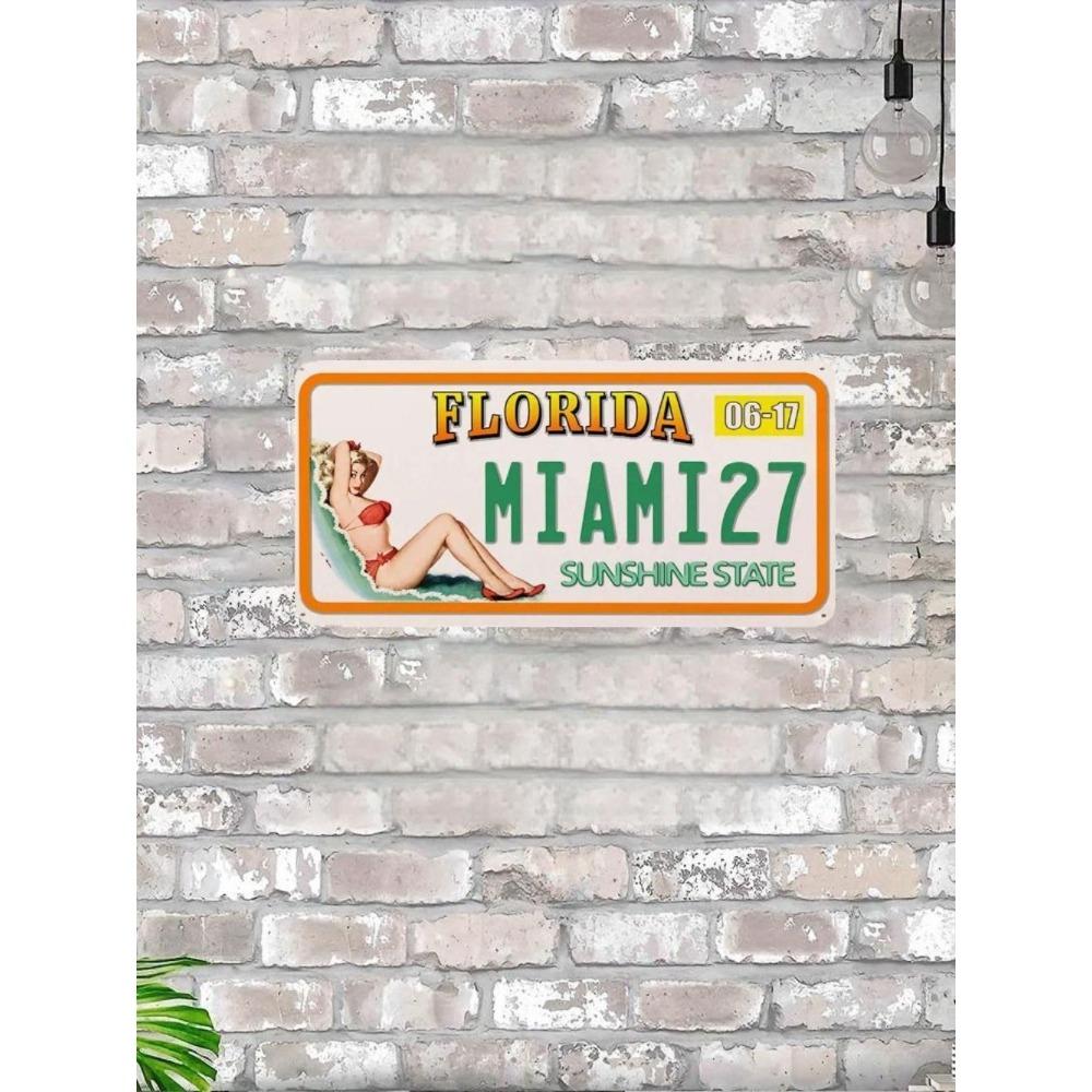 NÁS. registrační značka, USA. SPZ, kovová, 15x30 cm.