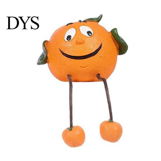 Sitter Divertenti con Frutta in Resina con Gambe Flessibili Pendenti, Statuette Bizzarre da Appendere ai Bordi, Personaggio Carino per Decorazione da Tavolo