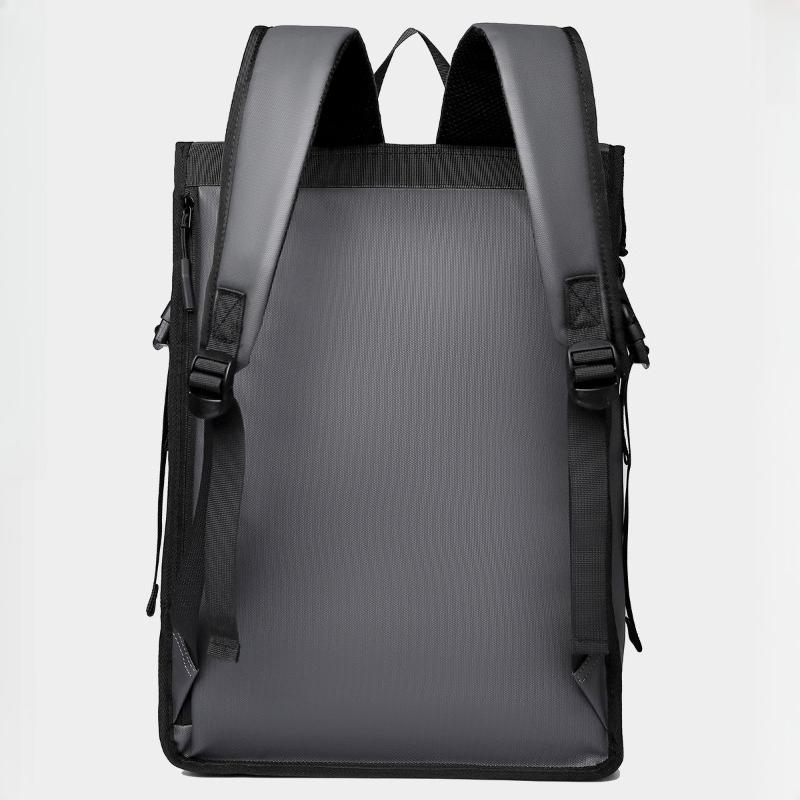 WEIXIER Spring New Fashion Men's Business Backpacks PU Waterproof Wear-resistant Large Capacity Rucksack Top Expandable Travel Computer Bag for Male