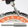 5/10Pcs Diamond Coated Cylindrical Burr 4/4.8/5.5mm Chainsaw Sharpener Stone File Chain Saw Sharpening Carving Grinding Tools