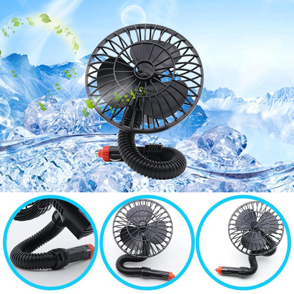 Stay Cool & Comfortable on the Road with Our 4-Inch Car Fan Perfect for Commuters & Long Drives or Household Use ABS-