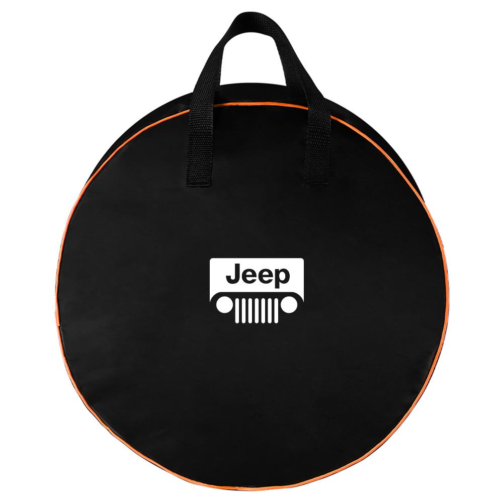 Car Charging Cable Storage Box Charger Cables Carry Bag Trunk Organizer For Jeep Compass Renegade Grand Cherokee Wrangler JK Rub