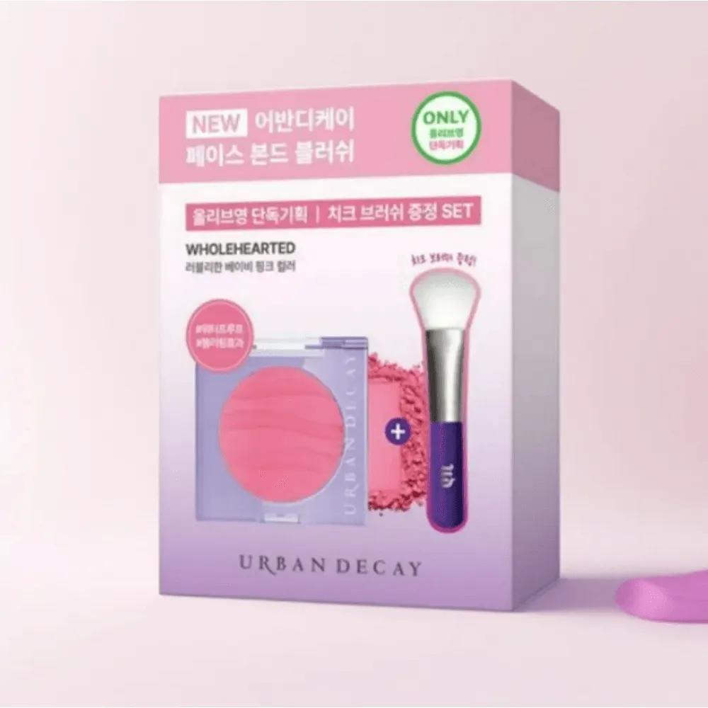 Urban Decay Face Bond Blush Wholehearted (Baby Pink) + Brush 1