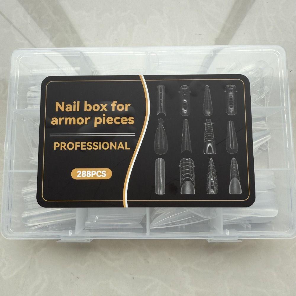 Pointed/Trapezoidal Nails Gel Extension Molds Clear Forms French Nail Molds Gel Extension