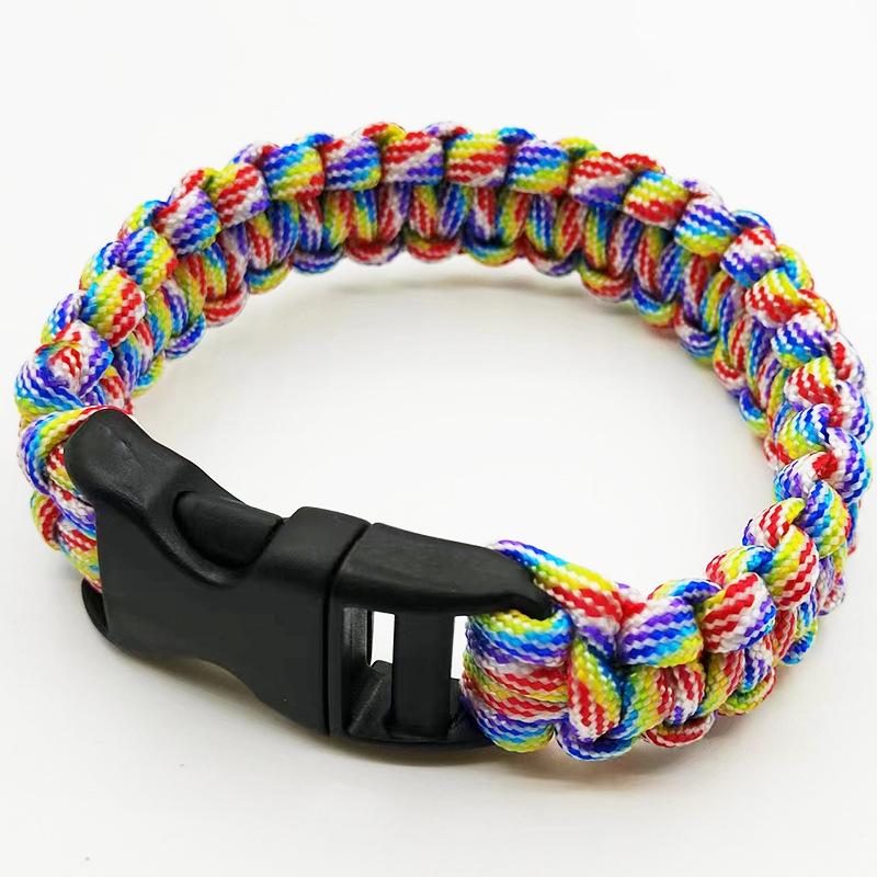 Emergency Survival Woven Paracord Climbing Bracelet
