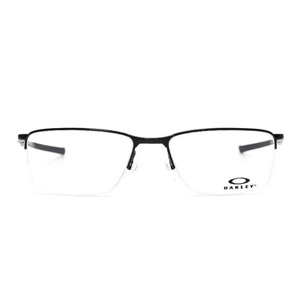 OX3218 01 56mm Oakley Glasses SOCKET 5.5 Daily Square Black Semi-rimless OX3218 0156