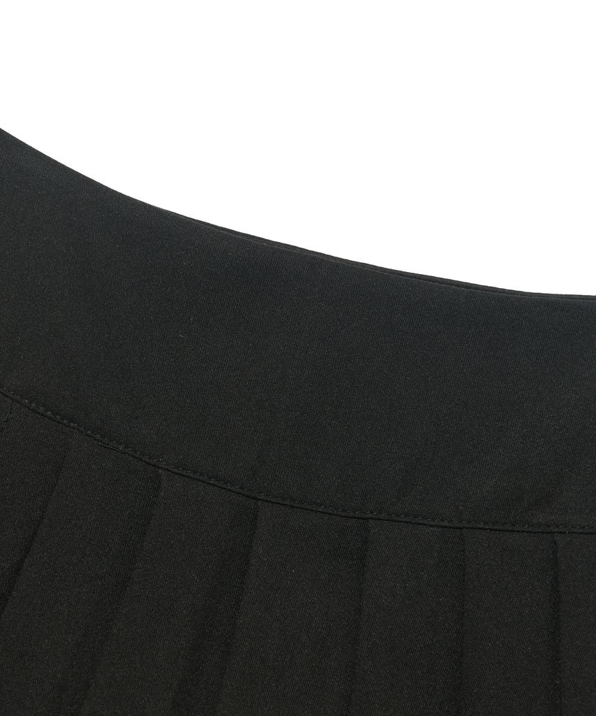 Road Road Teen Pleated Tennis Skirt (Black)