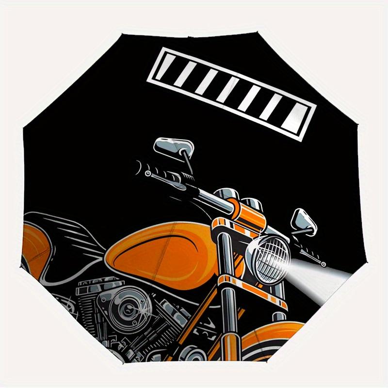 

1pc MotorcycleHeadlight Themed High-quality Umbrella,Automatic Opening and Closing Umbrella,Multi-functional Umbrella G0811002