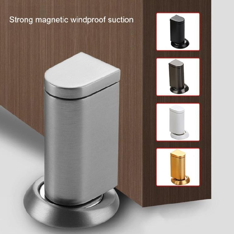 Floor Mounted Door Stop Anticollision Magnetic Door Stoppers Adjustable Bedroom Door Stop Wall Protector Door Accessories