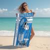 Personalized Football Fanatic Journal Beach Towel Microfiber Beach Towel Thin Absorbent for Beach Swimming Yoga Bath Sports. 0910157