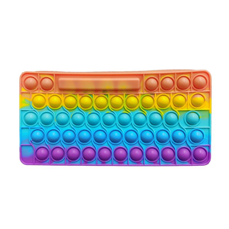 Pioneer Pest Control Bubble Pop Silicone Pencil Case - Decompression Keyboard Bag