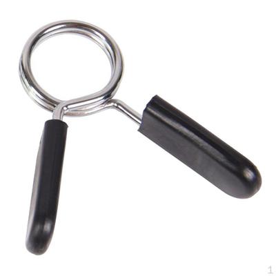 Barbell Weight Bar Clamp Dumbbell Lock Metal Spring Clips