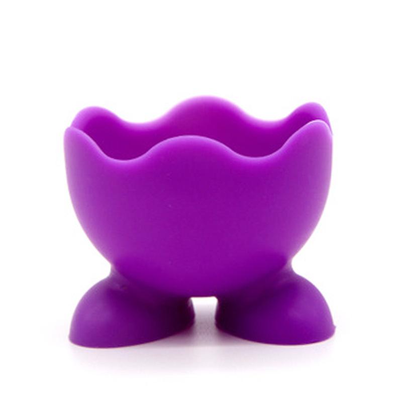 5Silicone EggCup Holders Drying Egg Storage Rack Food Grade Boiler Egg Poacher Cups Bracket for Kitchen Breakfast Cooking Tools
