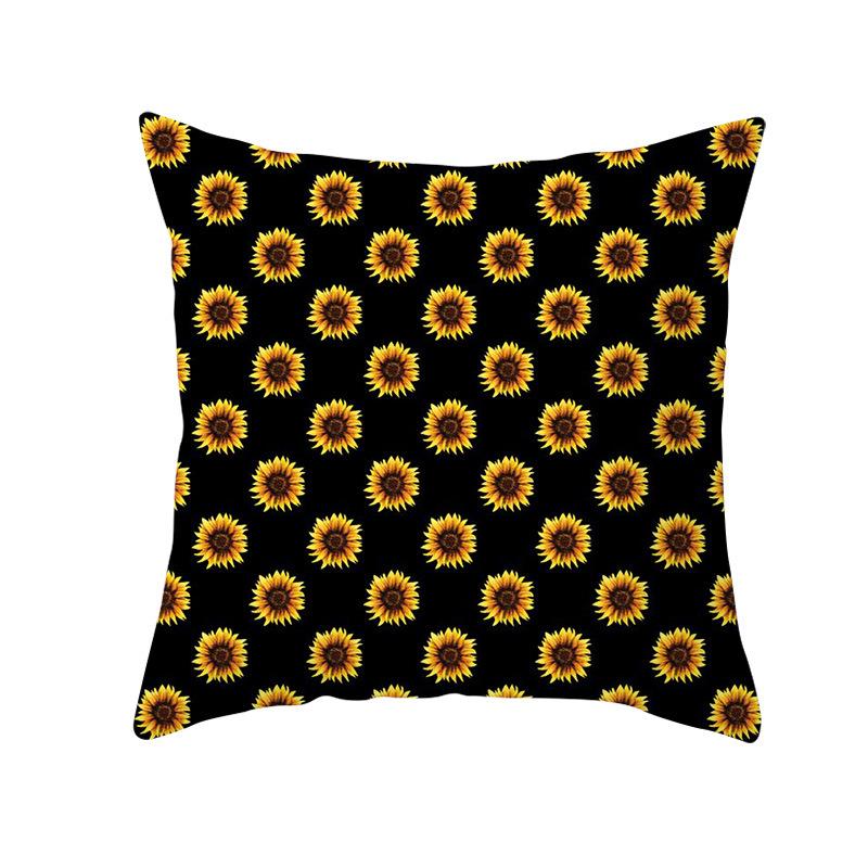 Funda De Cojín De Girasol Para Sof, Almohada De Verano, Decoracin Del Hogar, Coche Y Oficina