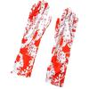 Halloween Bloody Stockings Scary Bloody Thigh High Stockings Gloves Bloodstain Photo Props Cosplay Halloween Costumes
