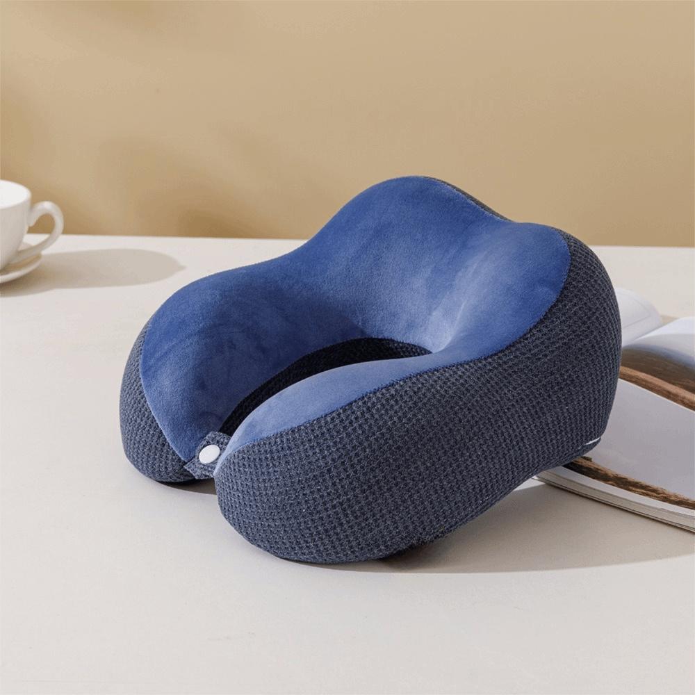 Slow Rebound Neck Pillow Removable Travel Pillow Household U-shaped Pillow  Car