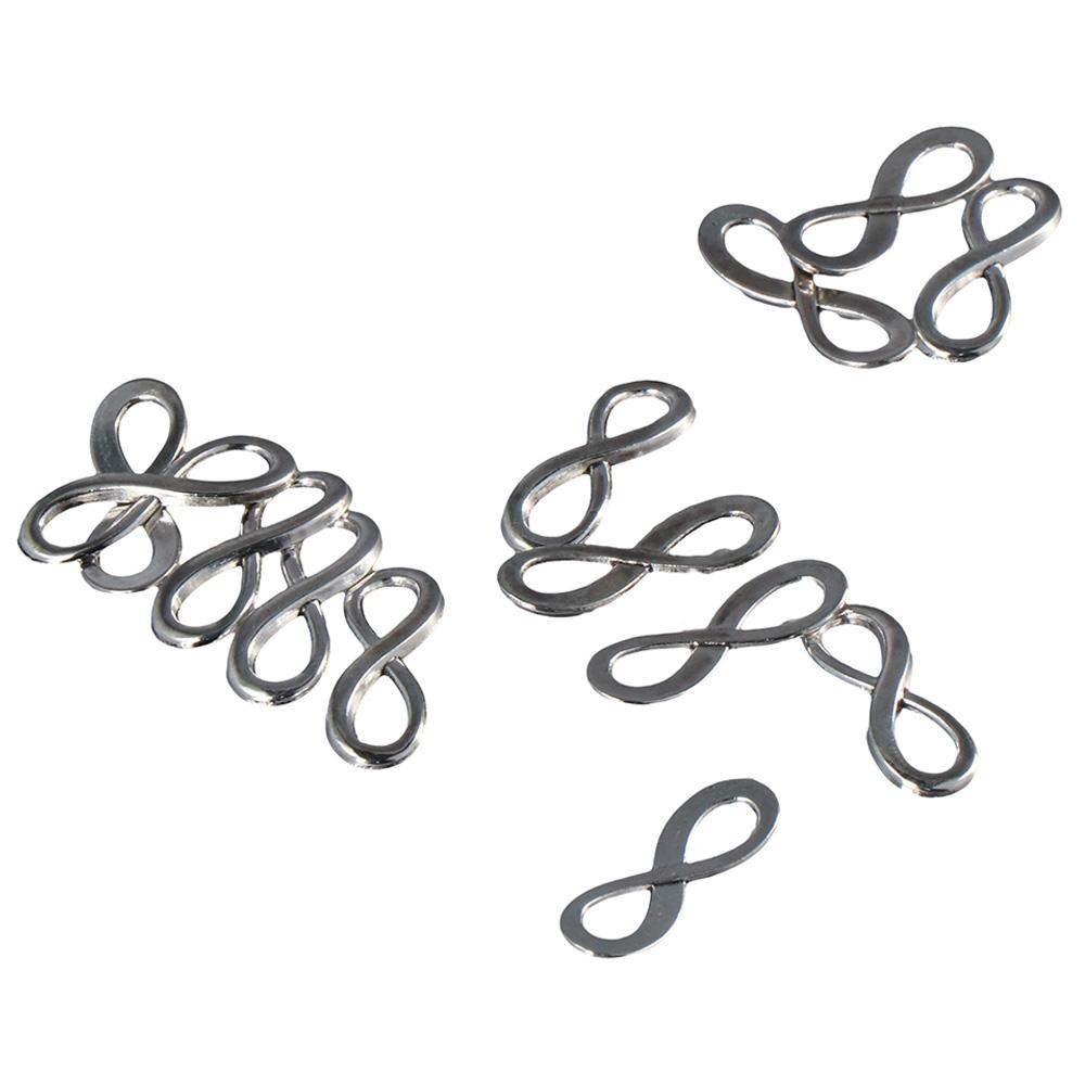 

Соединители из сплава, античные серебряные подвески из сплава, подвески, символ бесконечности для ювелирных изделий