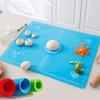 Multicolor Silicone Baking Mat Baking Sheet Pizza Dough Mat Soft Rolling Pastry Board Cutting Fondant Cake Dough Pad Bakeware