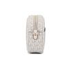Michael Kors MK Jet Set Charm Monogram Fashion Commuter Crossbody Shoulder Bag Small Women Bags Vanilla-White 32S1GT9C0B-132