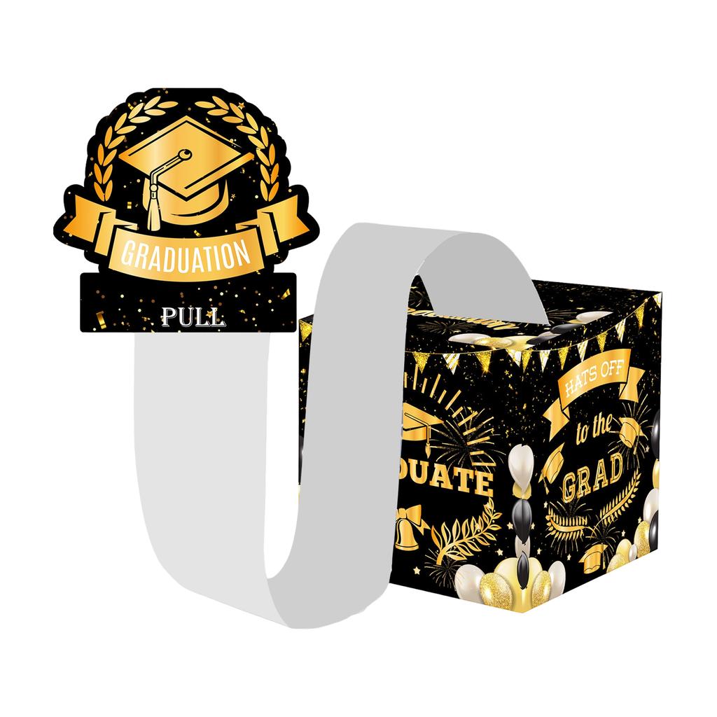 Graduation Theme, Money Gift Box, Party Game, Draw Money, Surprise Box Decoration, Paper Lottery Box