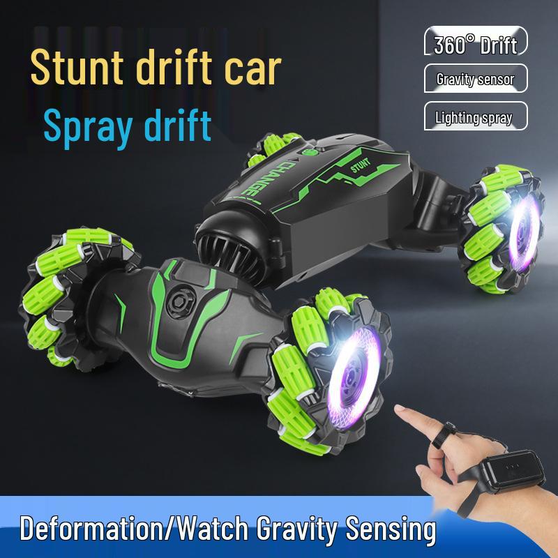 Gesture-Controlled Stunt Light Spray Off-Road Remote Car - Kids' Electric Climbing Toy