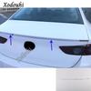 For Mazda 3 Mazda3 Axela M3     Car Sticker Styling Rear License Plate Door Trunk Tailgate Plate Trim Lamp Hoods
