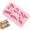 Moule Silicone Dinosaure 6 Cavités Fondant Gâteau Chocolat Savon Bonbon Biscuit Gelée Décoration Gâteau Accessoires