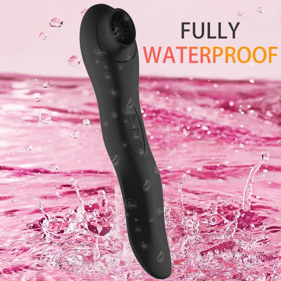 USB-Aufladung Saugzunge Vibrator Klitoris Stimulator Produkte Waren Sexspielzeug für Erwachsene 18 Frauen Weiblicher Masturbator Shop
