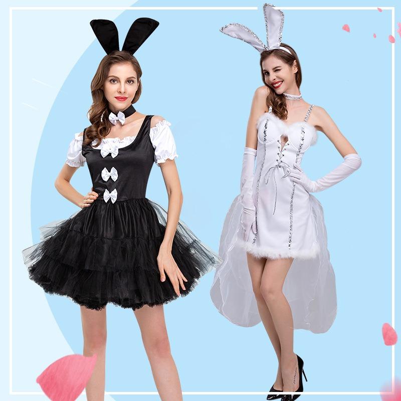 New One-piece Bunny Girl Costume Bunny Costume Halloween Stage Costume Night Bar Costume