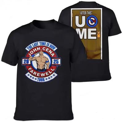 2026 John Cena Camiseta de Lucha Libre Verano Deportes al Aire Libre Fitness Unisex Tops Casuales Cuello Redondo Manga Corta Camiseta Casual Ropa para Hombres