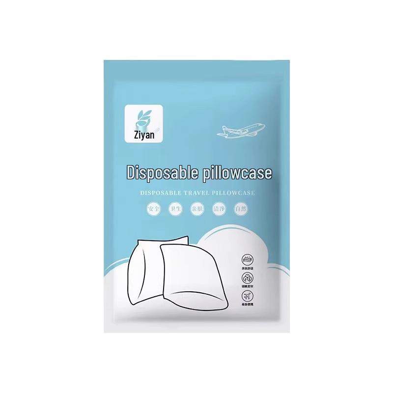 0.01 Angebot: Einweg Verdickter Reisekissenbezug Schmutzabweisende Hotel Schläferzubehör