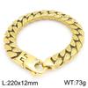 European and American Personalized Men's Jewelry, Titanium Steel Multi-ring Interlocking Pattern Bracelet, Men's Stainless Steel Bracelet