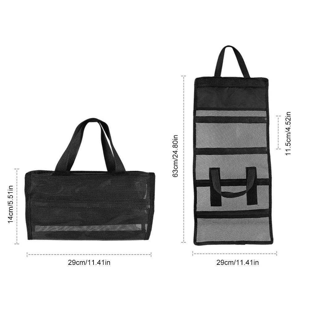 

Portable Fishing Lure Bags Dirt Resistant Mesh Folding Bait Lure Hook Handbag Breathable Wear-resistant Fishing Gear Accessories