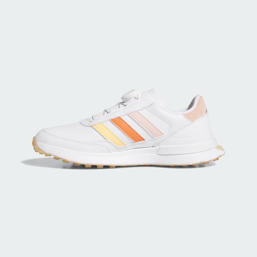 adidas S2G 26 BOA SPIKELESS GOLF JR1891 Women's Performance Sports Shoes Cloud White / Blush Pink / Ice Tangerine