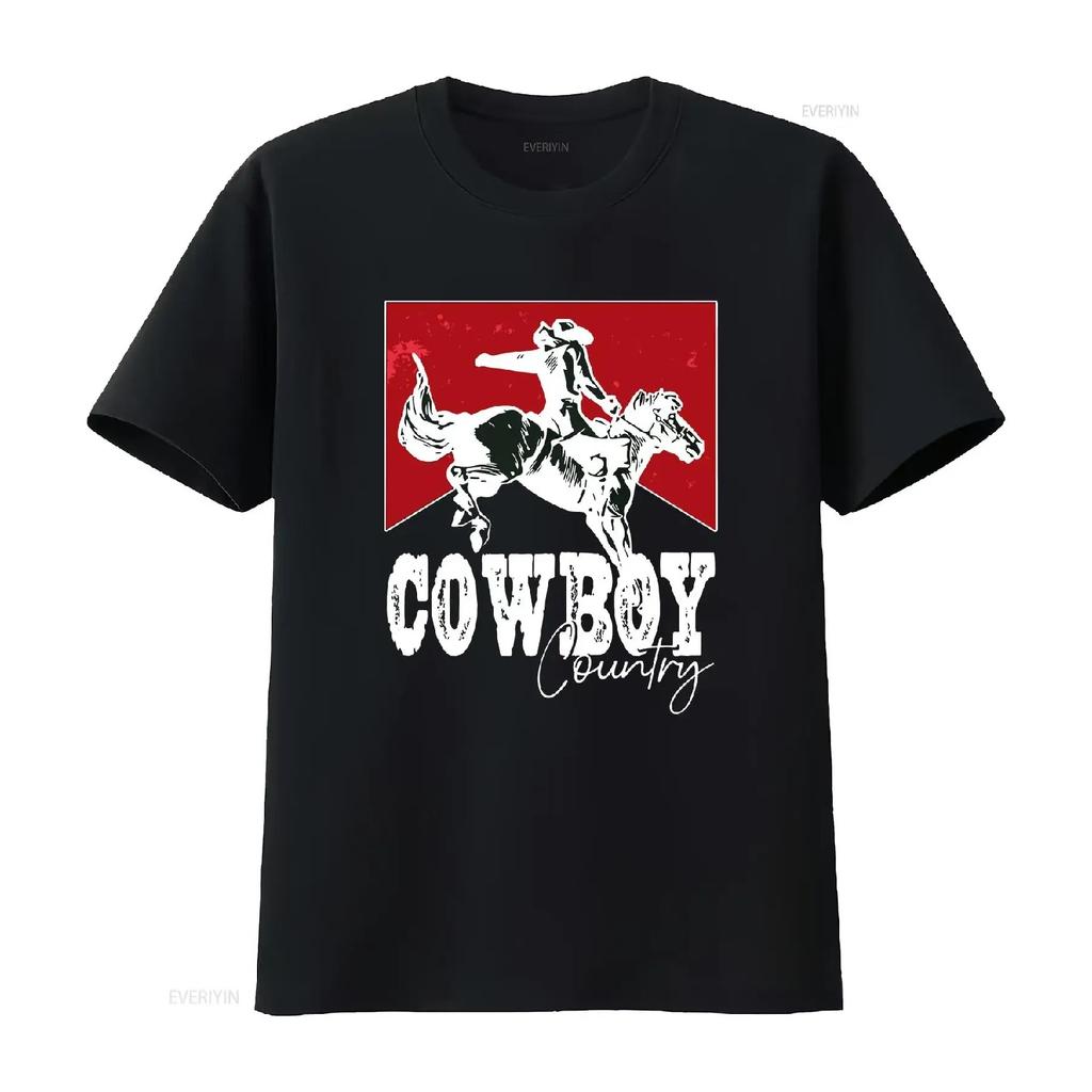 Bucking Bronco SweaT T Shirt Red Cowboy Country Sweater Western Aesthetic Wild West Spirit Rodeo Life Rider Vintage Washed