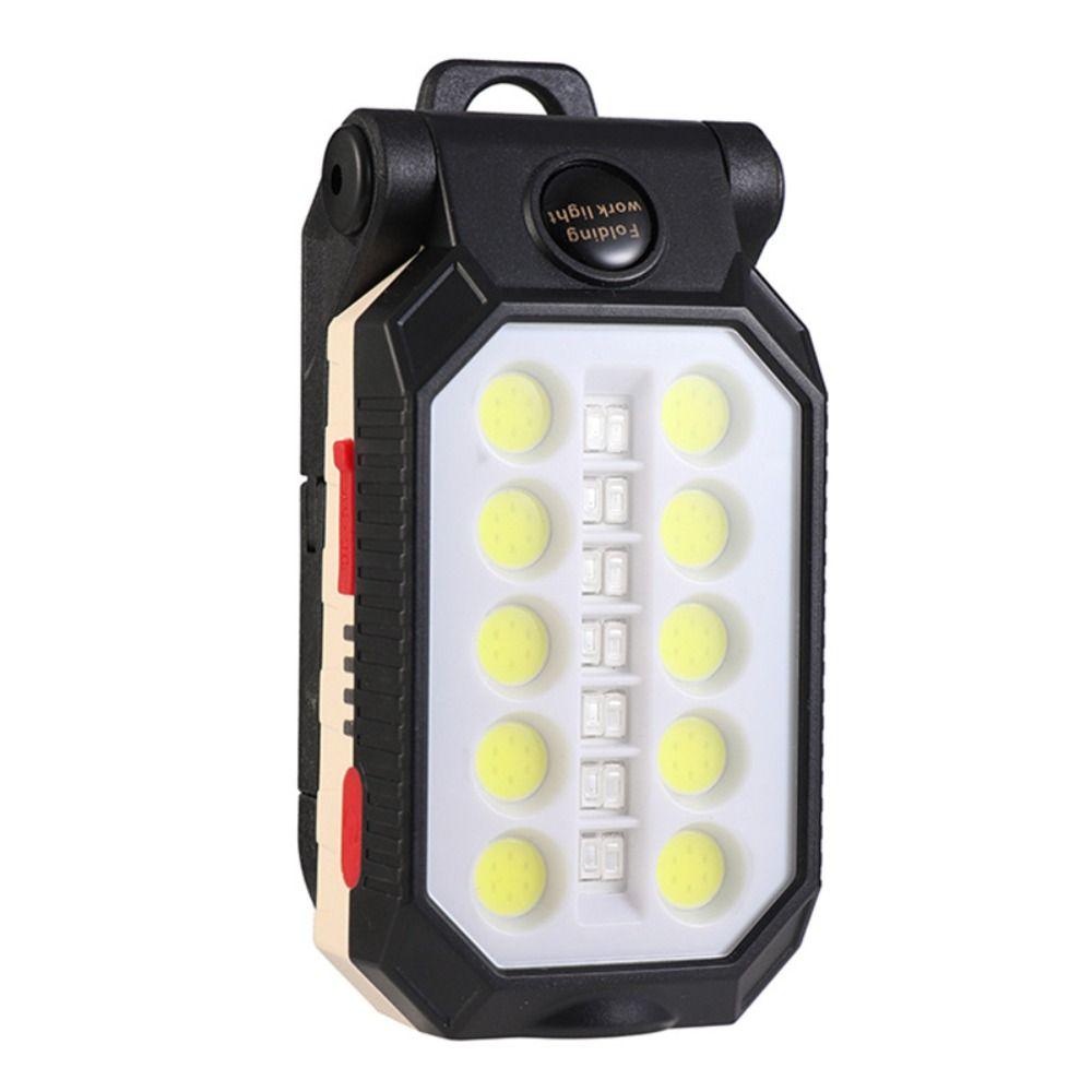 Magnetic Hook Portable LED Worklight Super Bright COB Work Light  Warning Light
